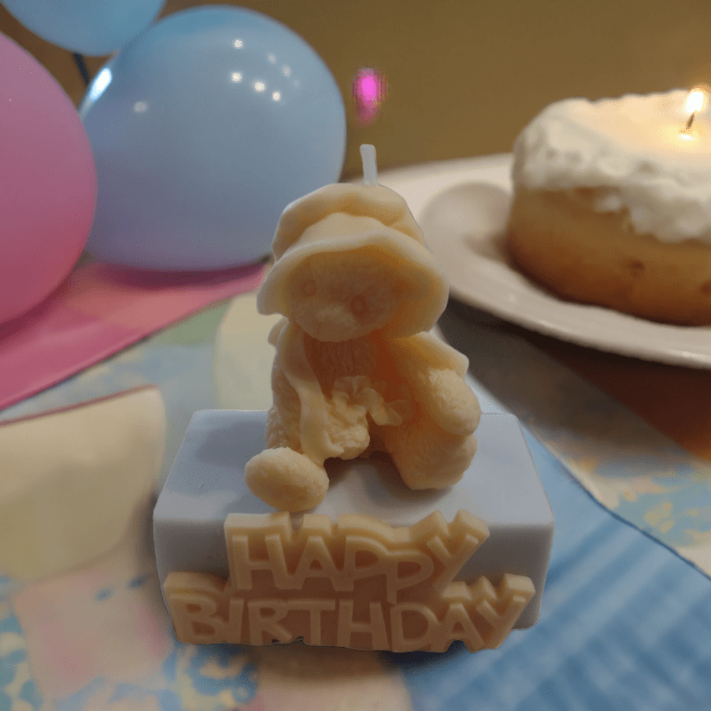 Birthday Bear Wishes Candle - Scent Fushion