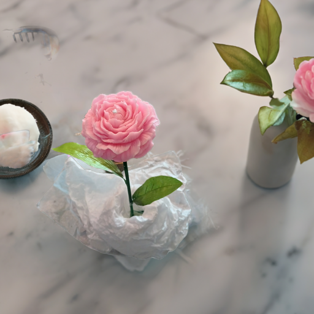 Custom 3oz Peony Candle with Cotton Wick - Scent Fusion Candles