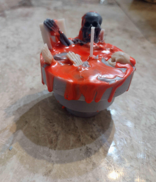 Spooky Gothic Skull Candle - Scent Fushion