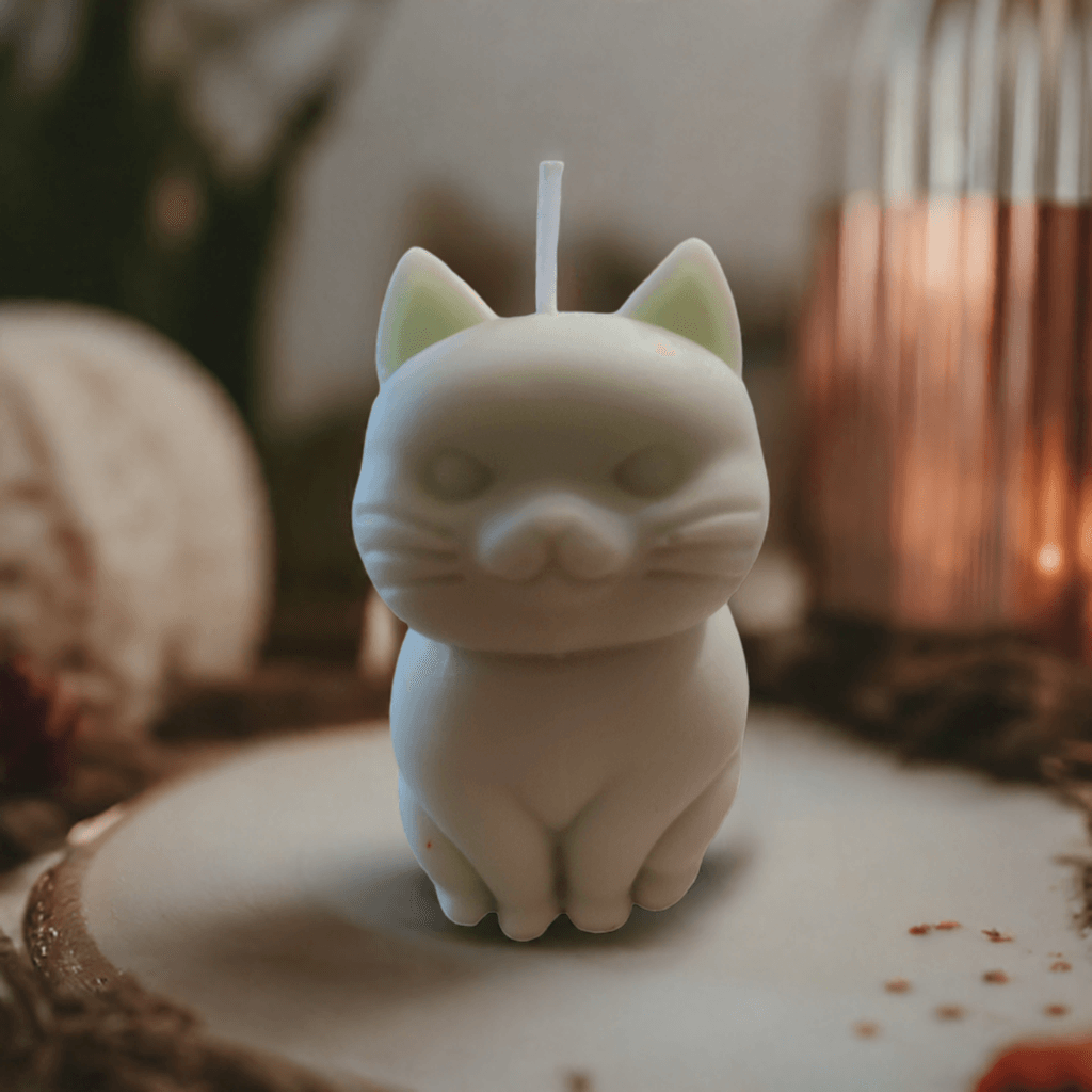 Handcrafted Chubby Cat Candle – Perfect Gift for Cat Lovers