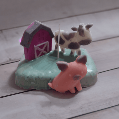 Countryside Cow & Pig Candle - Scent Fushion