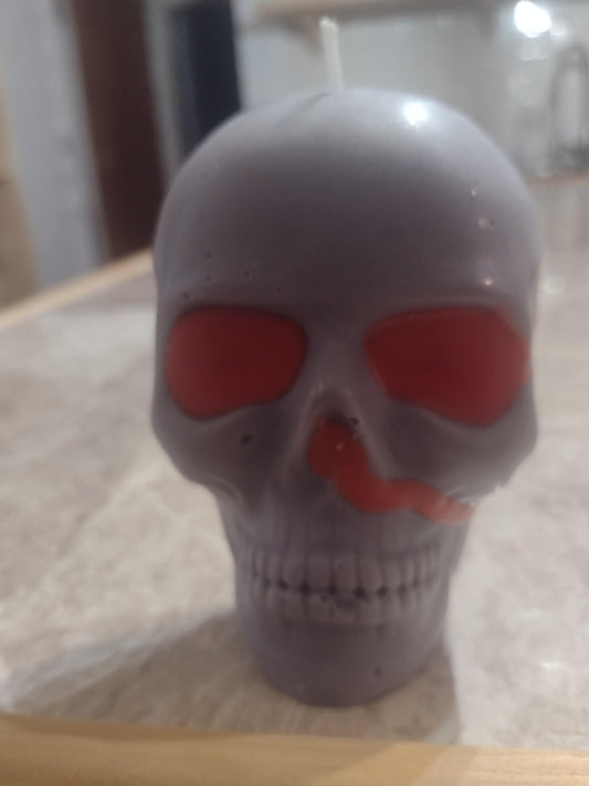 Crimson Gaze Skull Candle - Scent Fushion