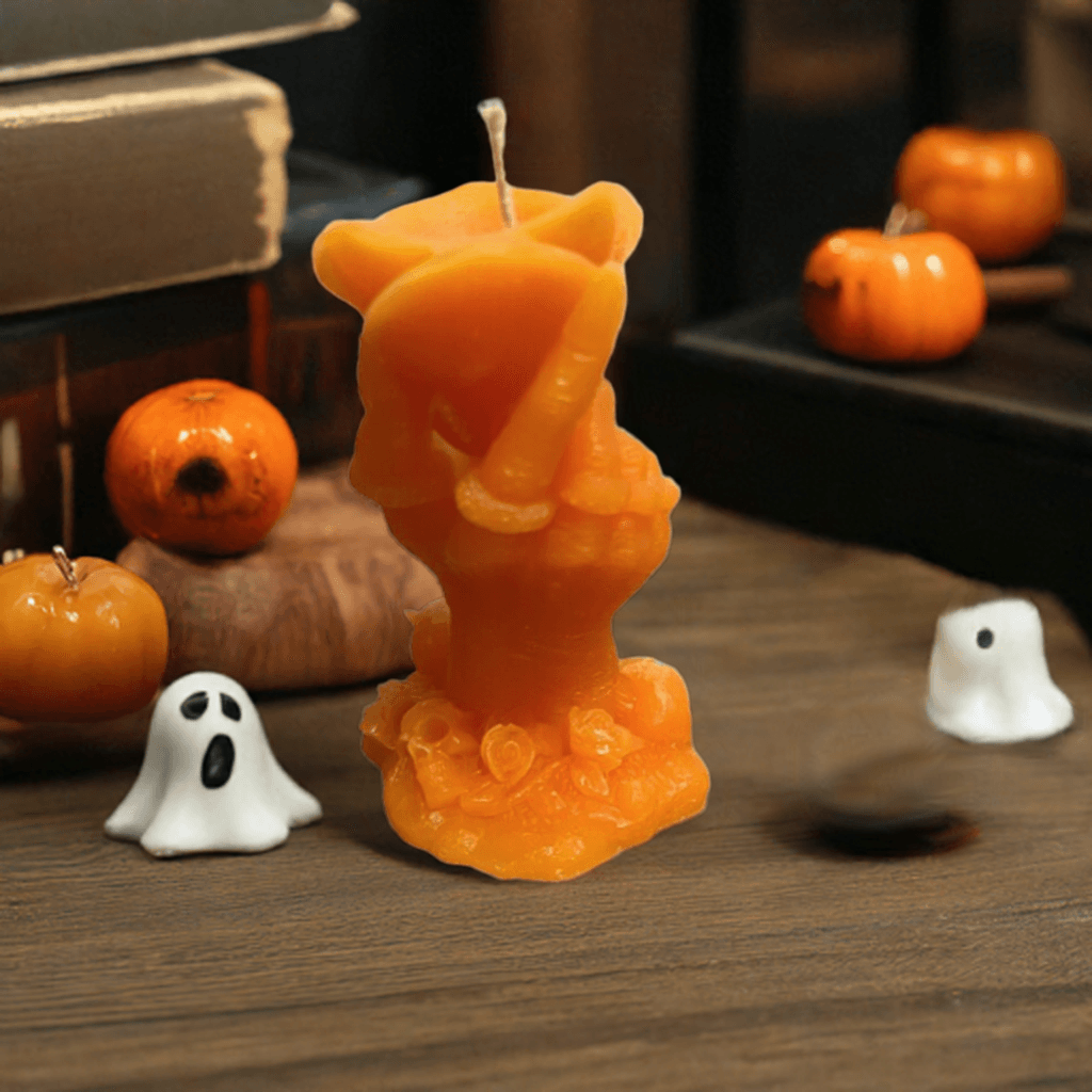 Witchy Carved Rose Candle - Scent Fushion