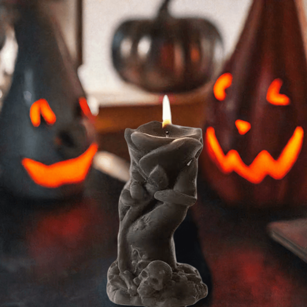 Witchy Carved Rose Candle - Scent Fushion