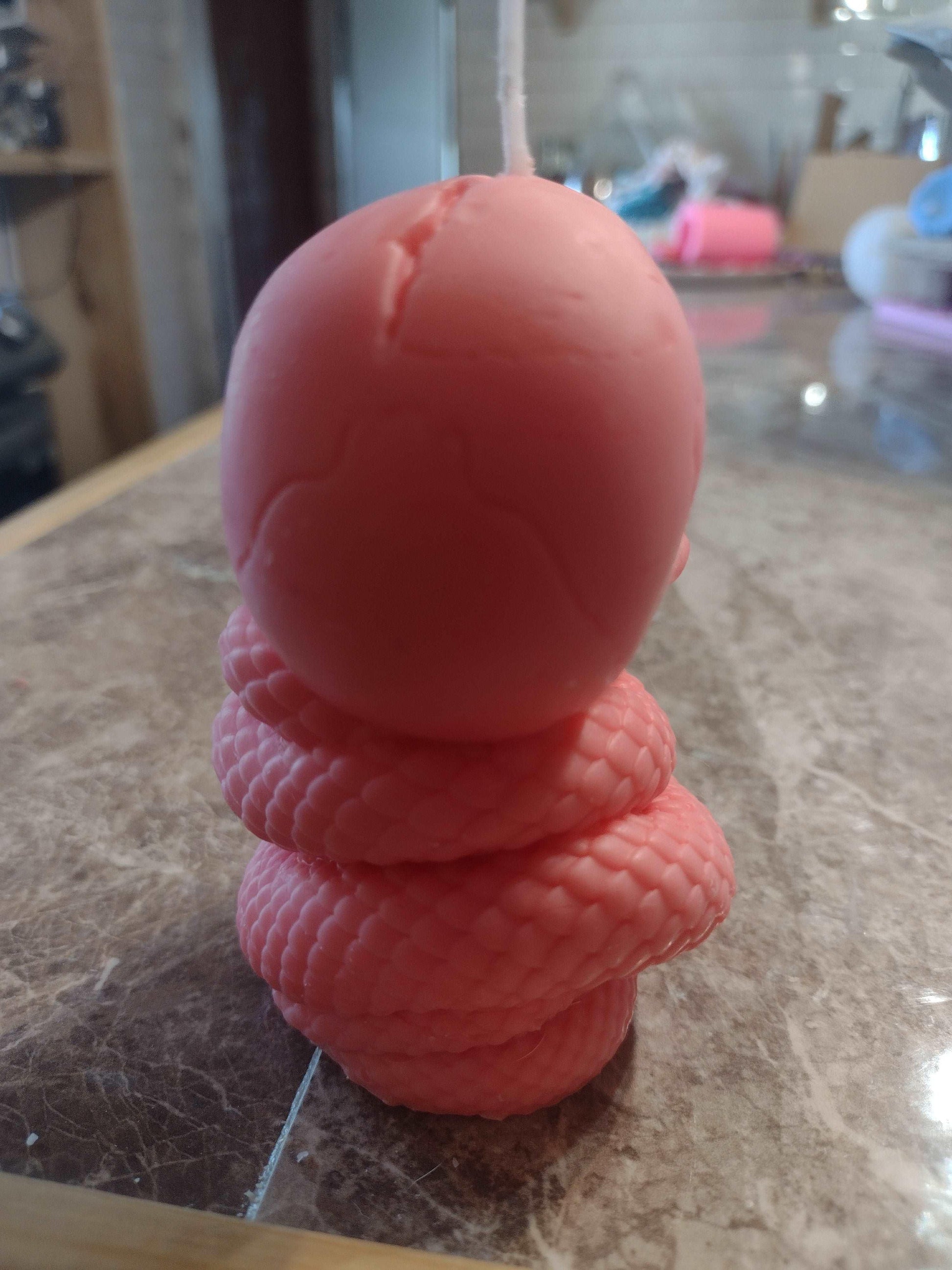 Sinister Snake Skull Candle - Scent Fushion