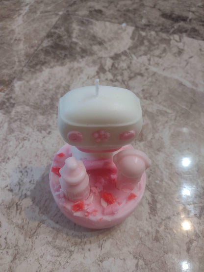 Scent Fushion Baby Shower Rattler Candles – Scented Favors and Decorations for Baby Shower Celebrations"