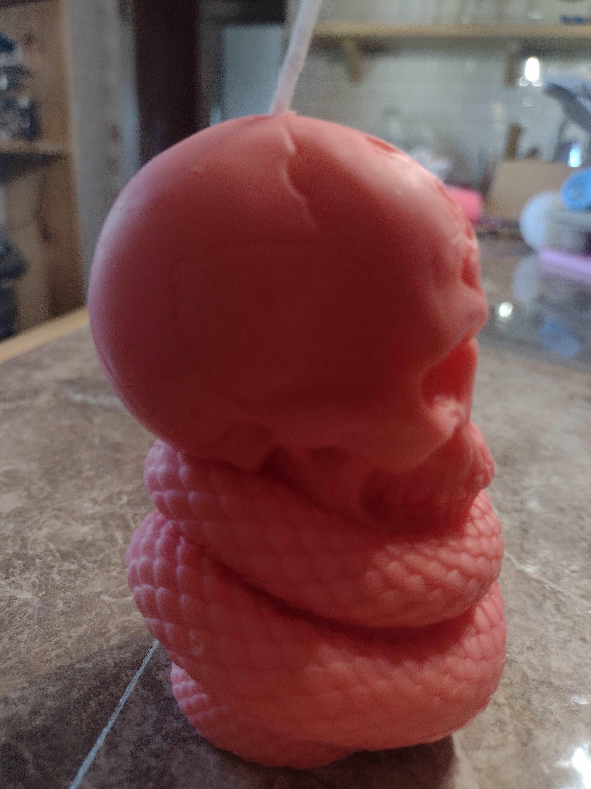 Sinister Snake Skull Candle - Scent Fushion