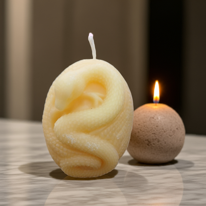 One-of-a-Kind Snake Egg Candles for Witchcraft Gift Sets