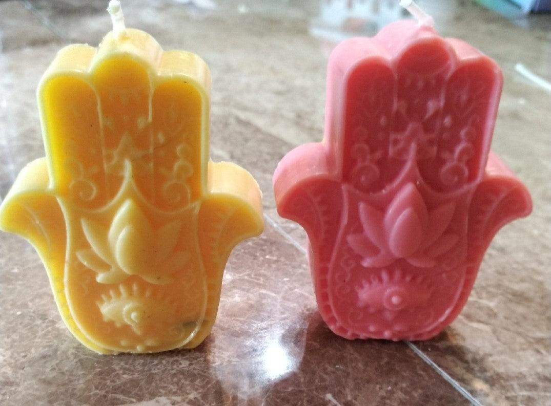 Hamsa Hand Candle Set of 2 - Scent Fushion