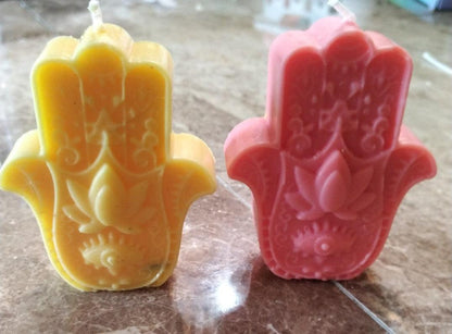 Hamsa Hand Candle Set of 2 - Scent Fushion