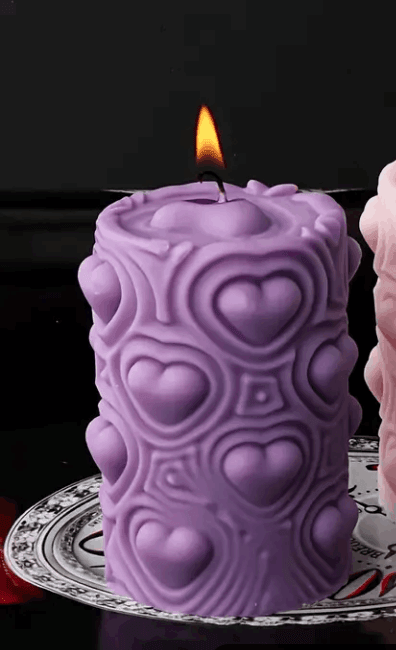 Love Potion Heart Candle - Scent Fushion