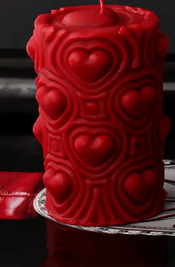 handmade candles Love Potion Heart Candle - Scent Fushion