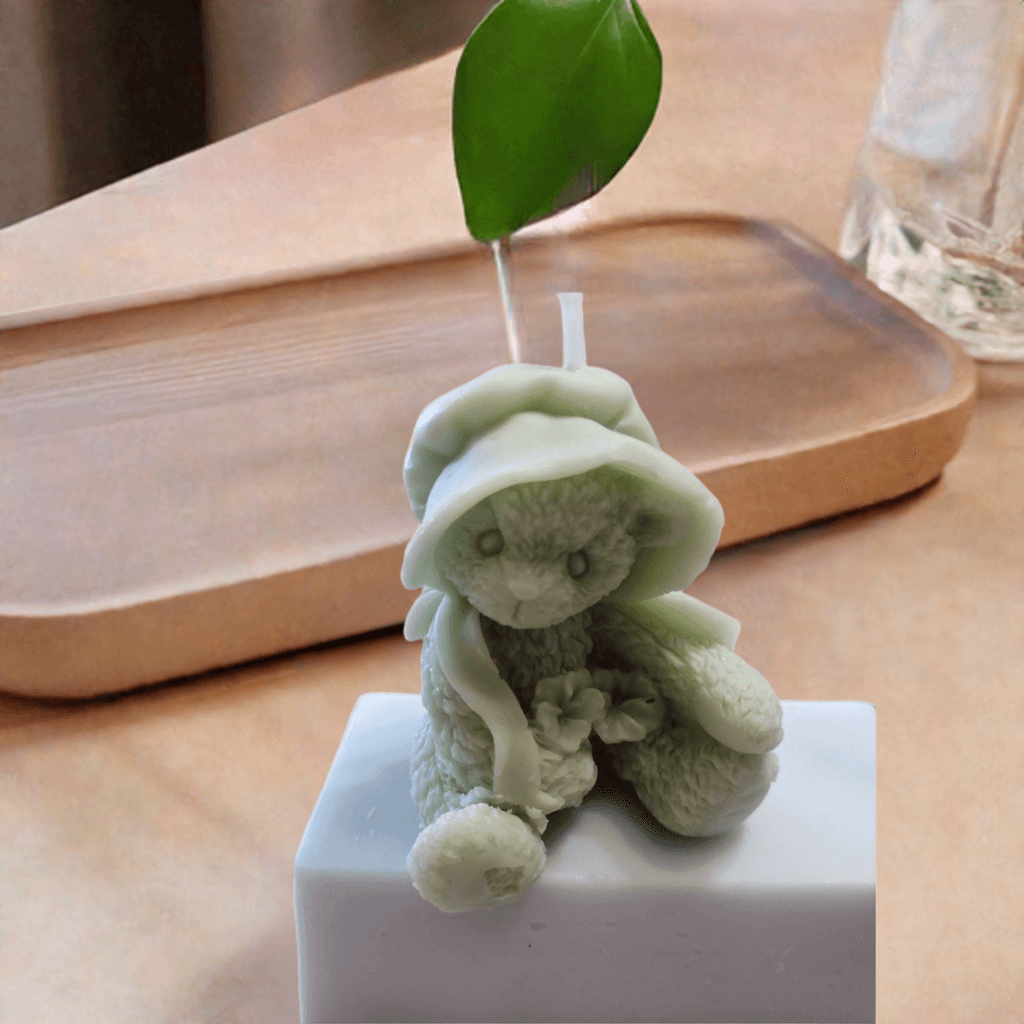 Tiny Bear Glow Candle set of 4 - Scent Fushion