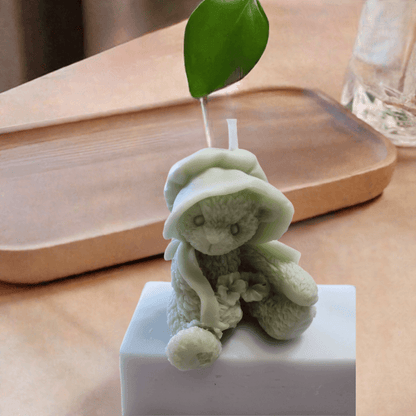 Tiny Bear Glow Candle set of 4 - Scent Fushion