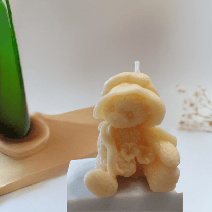 Tiny Bear Glow Candle set of 4 - Scent Fushion