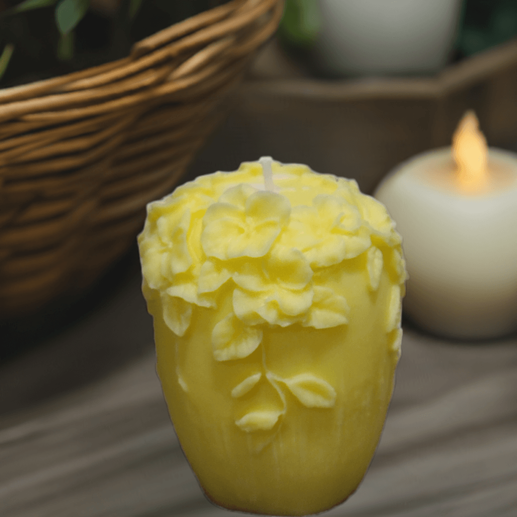 Rattan 3D Flower Candle - Scent Fushion
