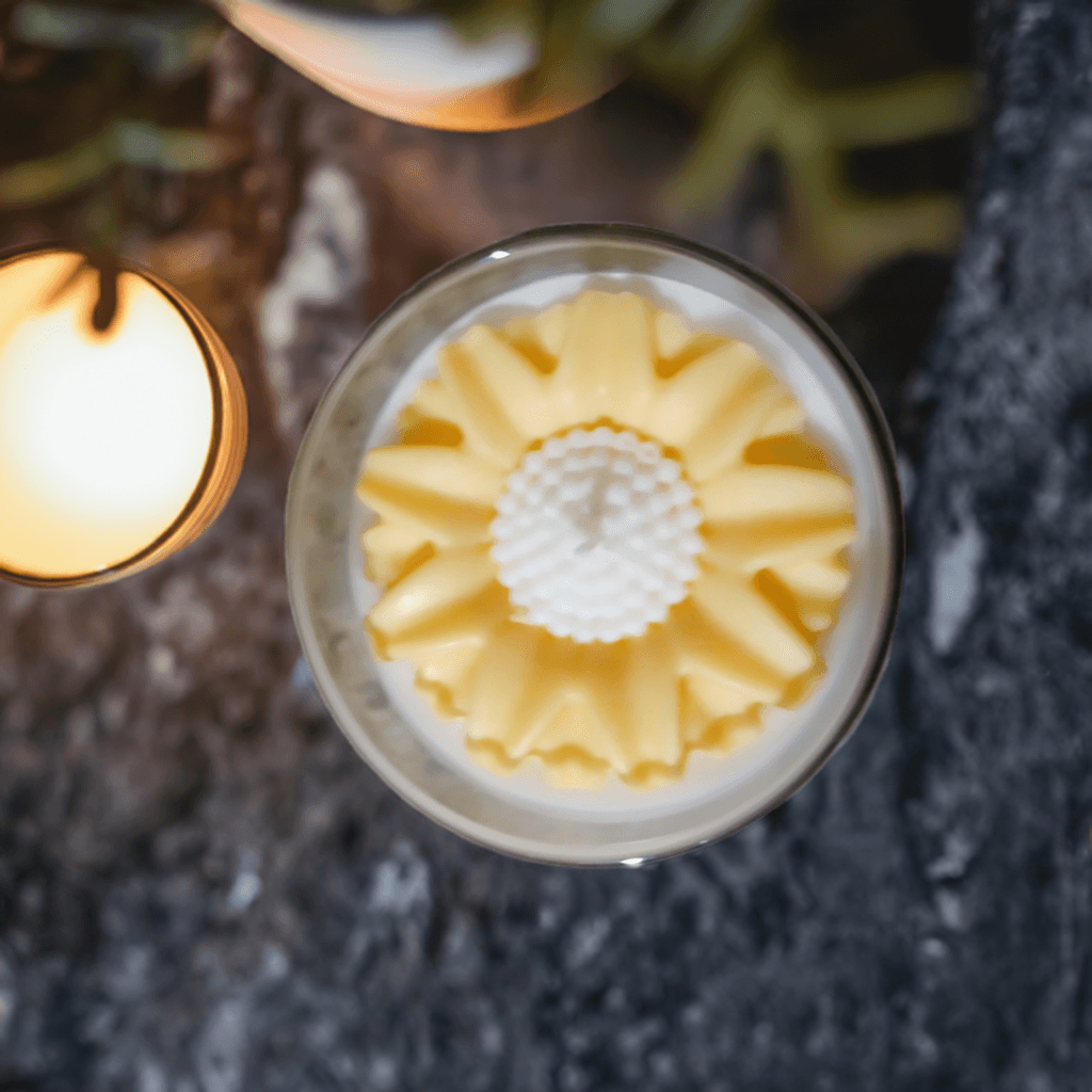 Golden Petal Sunflower Candles - Scent Fushion