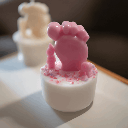 Tiny Toes Birthday Candle - Scent Fushion