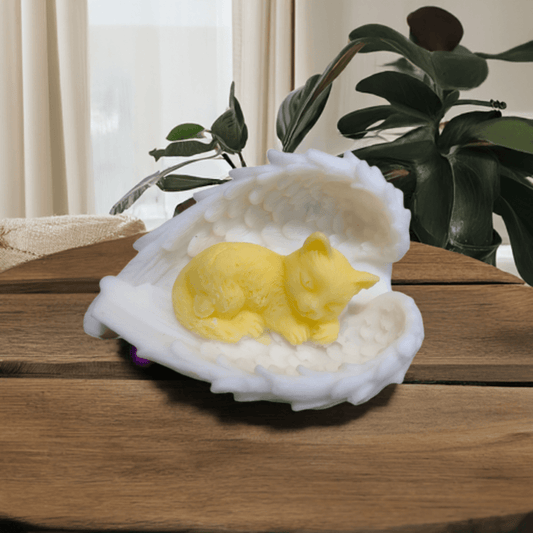 Heavenly Cat Angel Candle - Scent Fushion
