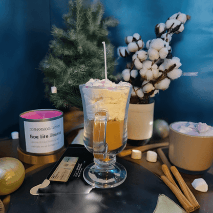 Handmade Cozy Hot Cocoa Soy Candle - Scent Fushion