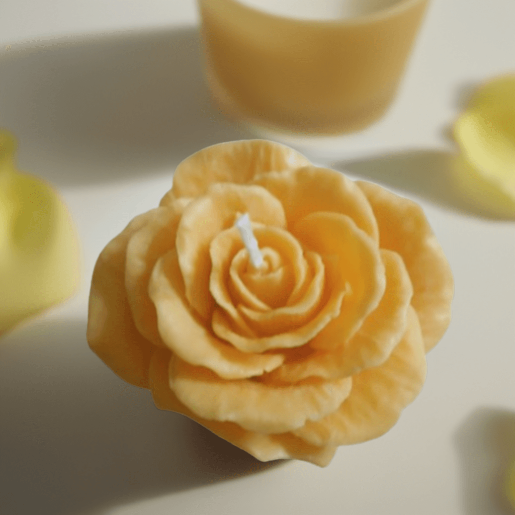 Candle Gift Set - 12% Rose Petals Scented Candle - Scent Fushion