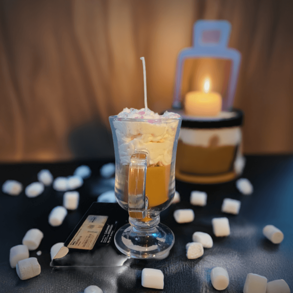 Handmade Cozy Hot Cocoa Soy Candle - Scent Fushion
