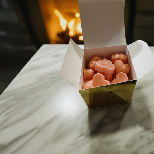 Warm Cinnamon Heart Wax Tarts by Scent Fushion Candles – Handcrafted in Charleston, WV