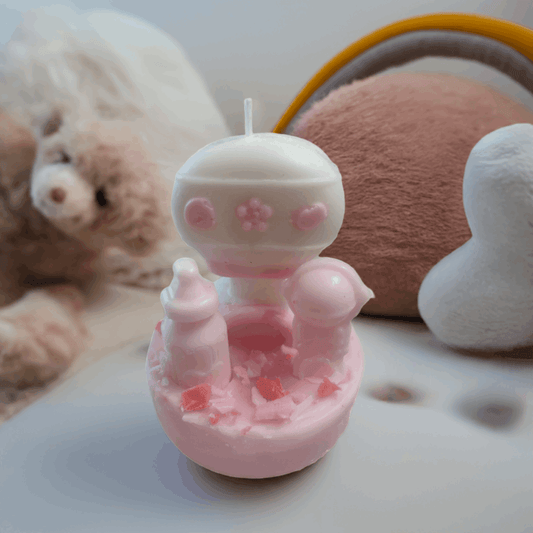 Handmade Baby Shower Rattler Candles by Scent Fushion – Fragrant Baby Shower Favors and Unique Decorations
