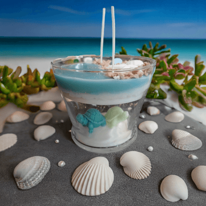 Ocean Turtle Candle - Scent Fushion
