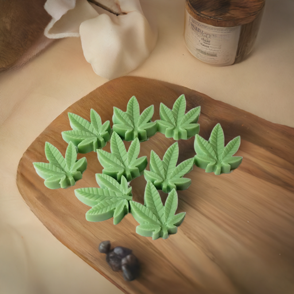 Transform your home with relaxing, eco-conscious Marijuana Wax Melts from Scent Fusion Candles.