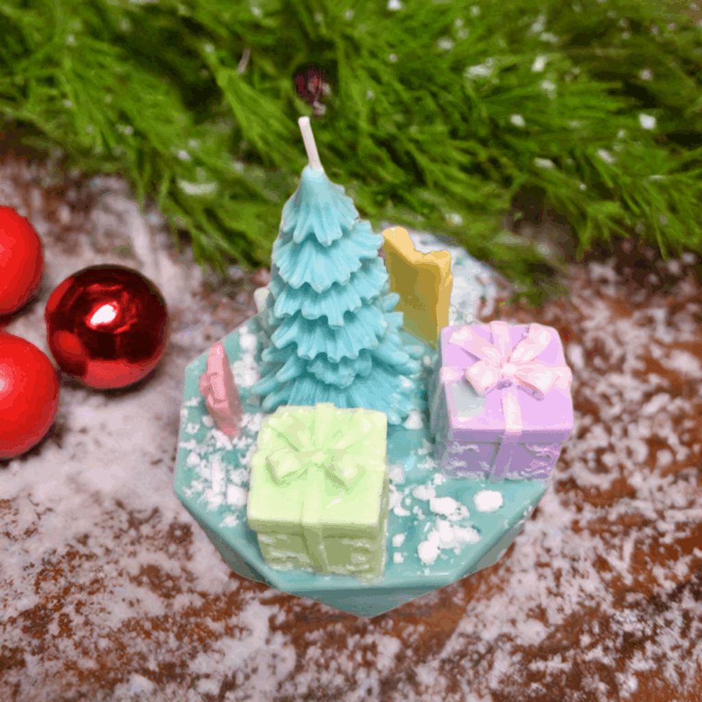 Holiday Gift Tree Candle - Scent Fushion