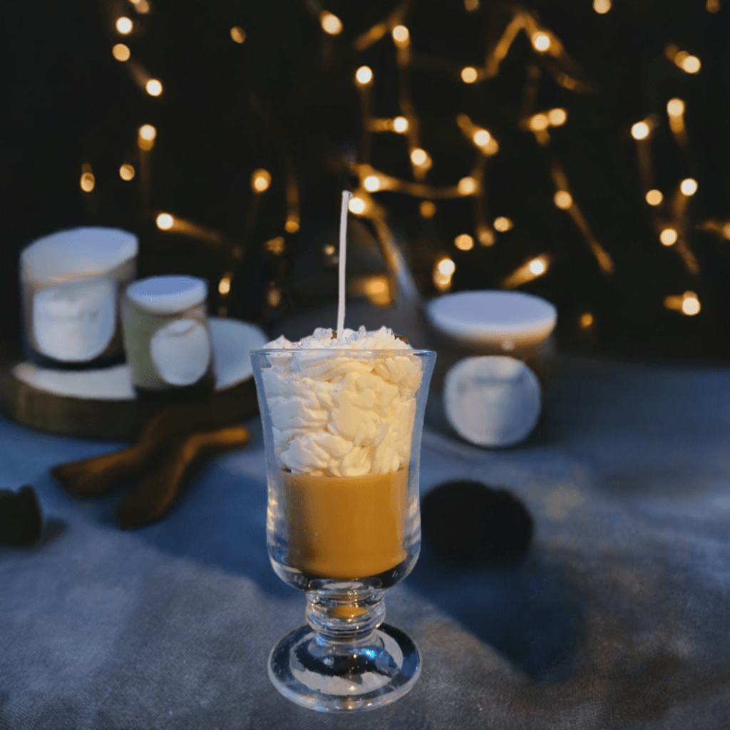 Handmade Cozy Hot Cocoa Soy Candle - Scent Fushion