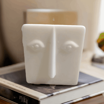 Abstract Art Face Candles - Set of 4 - Scent Fushion