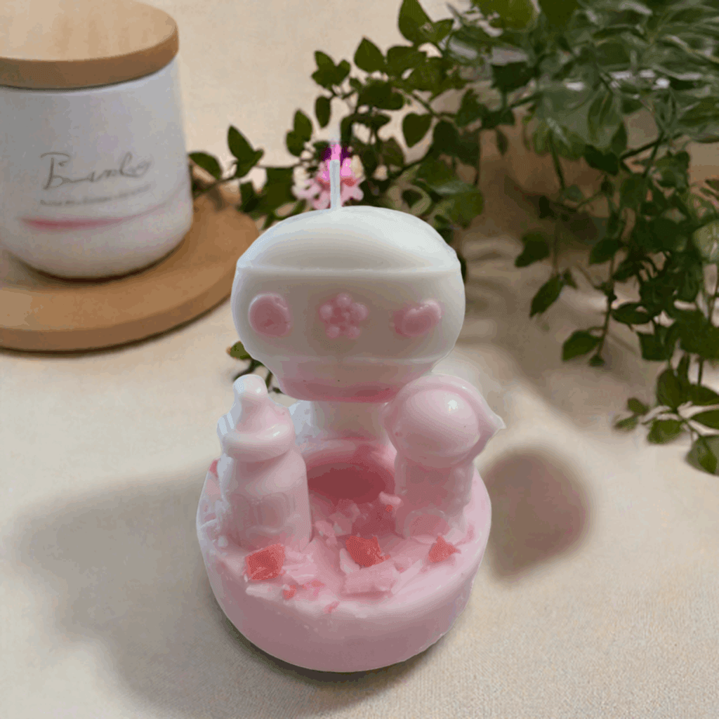 Baby Shower Rattler Candles by Scent Fushion – Fragrant Handmade Favors for Baby Shower Decorations