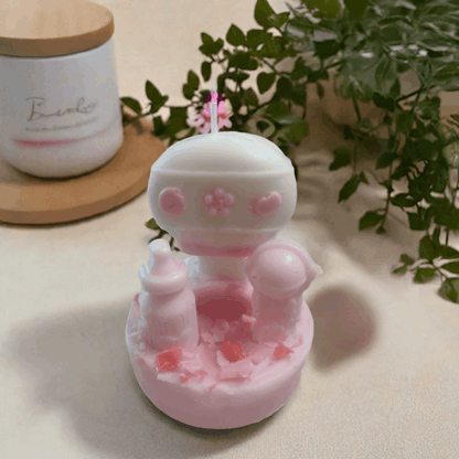 Baby Shower Rattler Candles by Scent Fushion – Fragrant Handmade Favors for Baby Shower Decorations