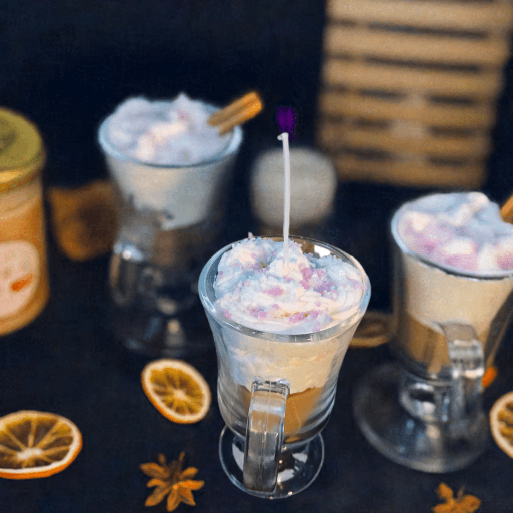 Handmade Cozy Hot Cocoa Soy Candle - Scent Fushion