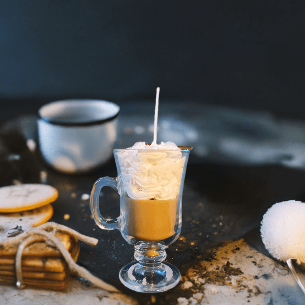 Handmade Cozy Hot Cocoa Soy Candle - Scent Fushion